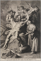 KG 16929
<br/>
Job op de mestvaalt door zijn vrouw bezocht
<br/>
<em>Vorsterman, Lucas I (1595-1675)</em>